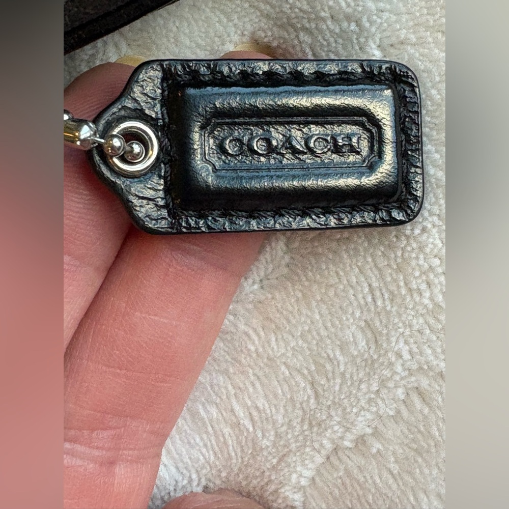 Coach Signature Canvas Wristlet Pouch - Picture 7 of 16